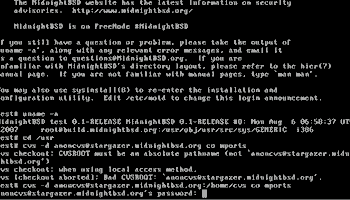 Configuración MidnightBSD Video